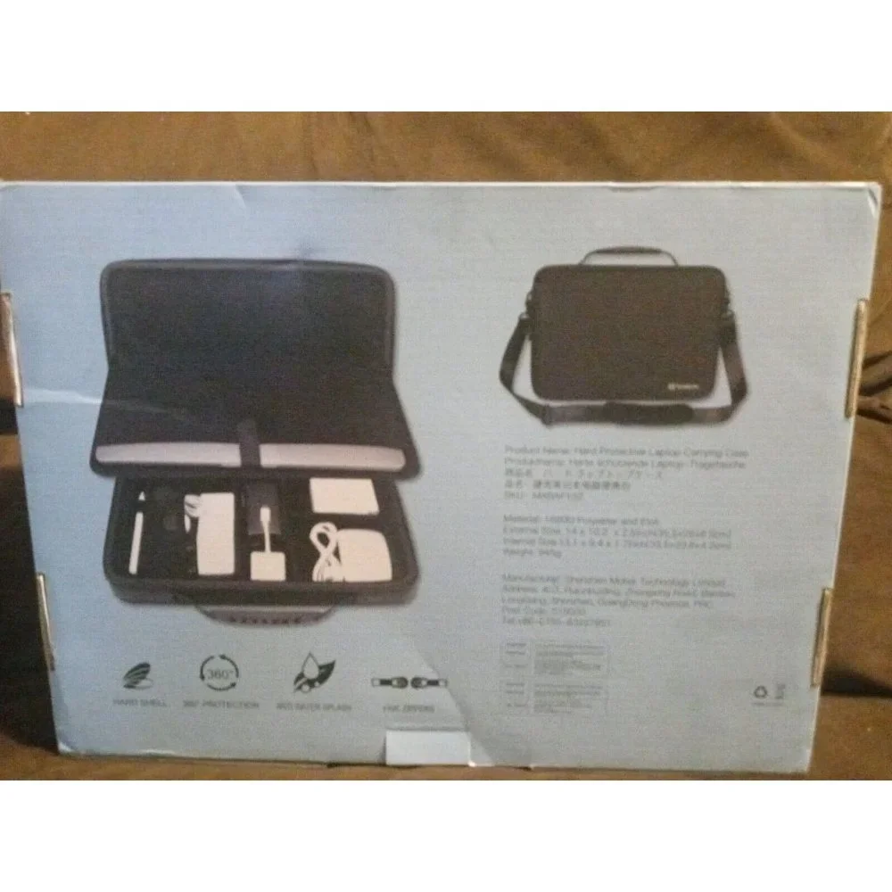 Smatree A361B Hard Protective Laptop Case Black Color Open Box